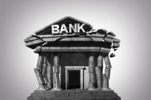 Die Nachteile von Buchgeld zeigen sich besonders deutlich in der Bankenkrise.