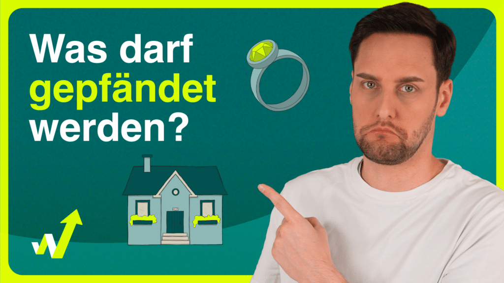 Was darf bei einer Zwangsvollstreckung gepfändet werden und was nicht? Die Antwort gibt`s im Video!